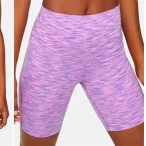 Outdoor Voices Space Dye Bike Shorts Size Small Hyacinth Purple